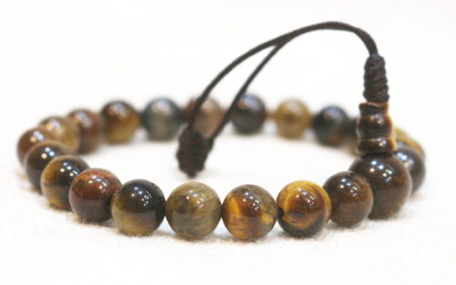 Tiger eye wrist mala