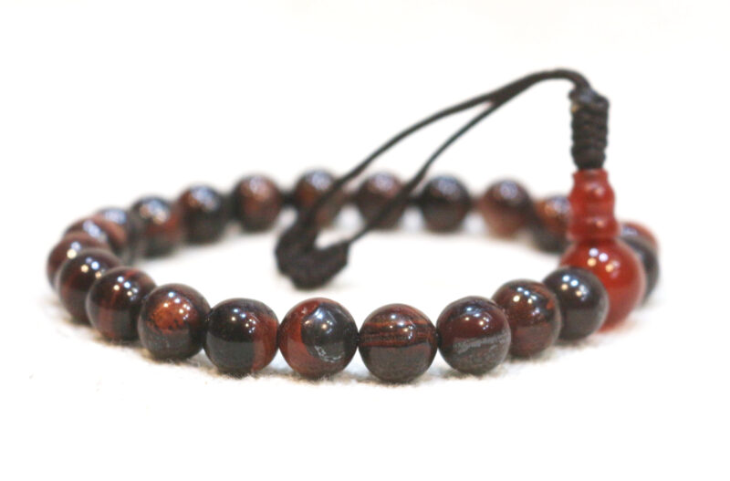 Red Tiger eye wrist mala