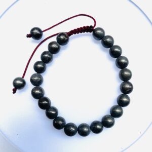 Pyrite Bracelet /8mm round beads /Natural gemstone