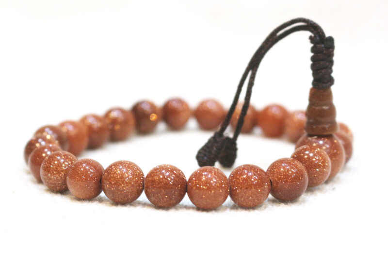 Sunstone wrist mala