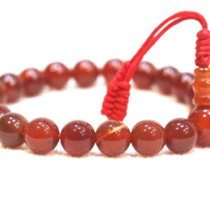 Carnelian Gemstone wrist Mala