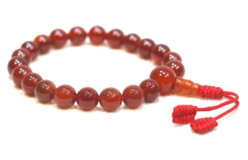 Carnelian Gemstone wrist Mala - Image 2