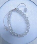 Clear Quartz Bracelet /8mm crystal beads