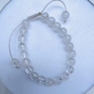 Clear Quartz Bracelet /8mm crystal beads