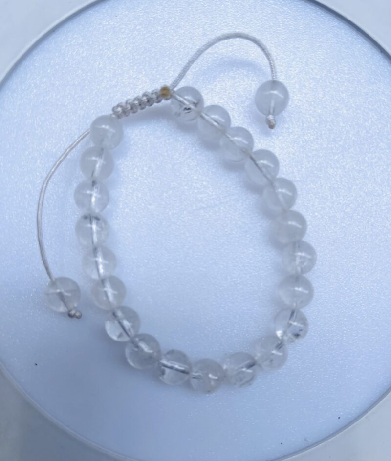 Clear Quartz Bracelet /8mm crystal beads