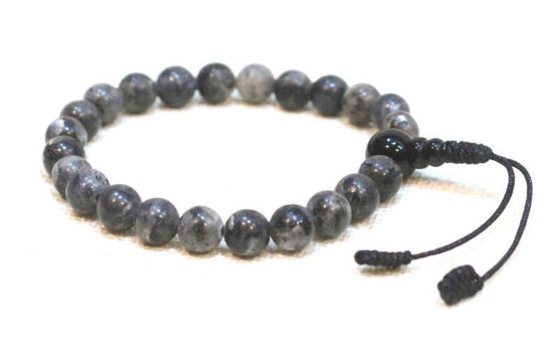 Larvikite Gemstone Wrist mala 8mm - Image 2