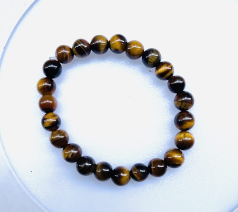 Tiger eye bracelet /8mm round bracelet - Image 2