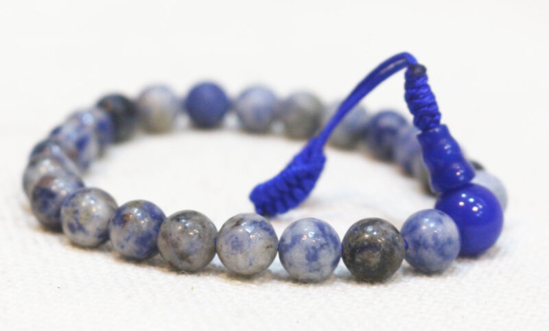 Sodalite Gemstone wrist mala 8mm