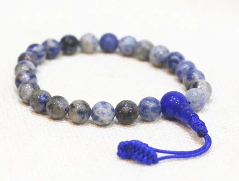 Sodalite Gemstone wrist mala 8mm - Image 2