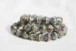 Tibetan Brass Beads handmade 016