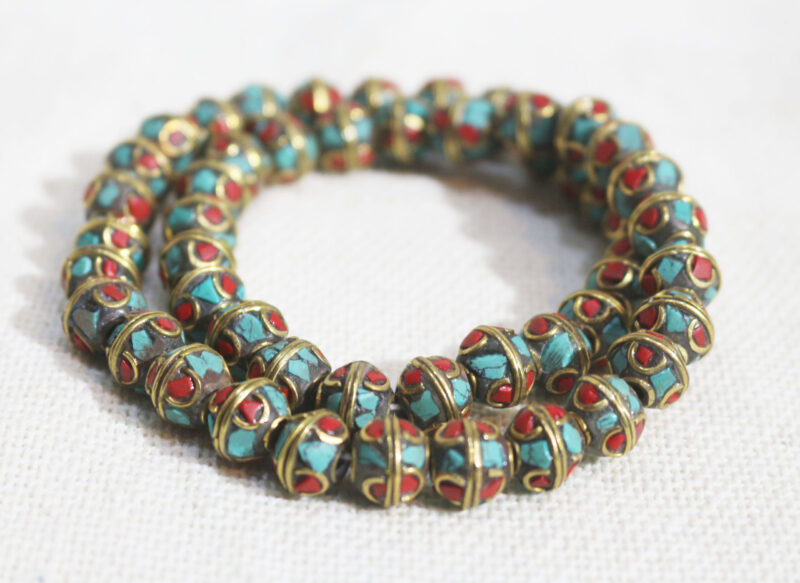Nepalese handmade Brass Beads 017 - Image 3