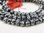 Om mane padme hum /8mm bone necklace