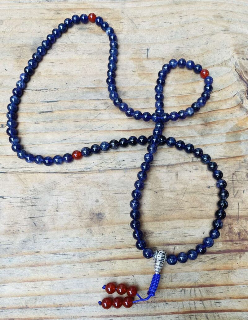 Amethyst 108 beads prayerbead mala/Handmade In Nepal - Image 2
