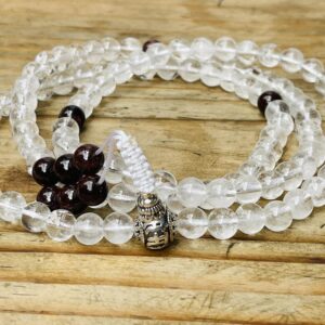 Himalayan Crystal Mala /Handmade in Nepal