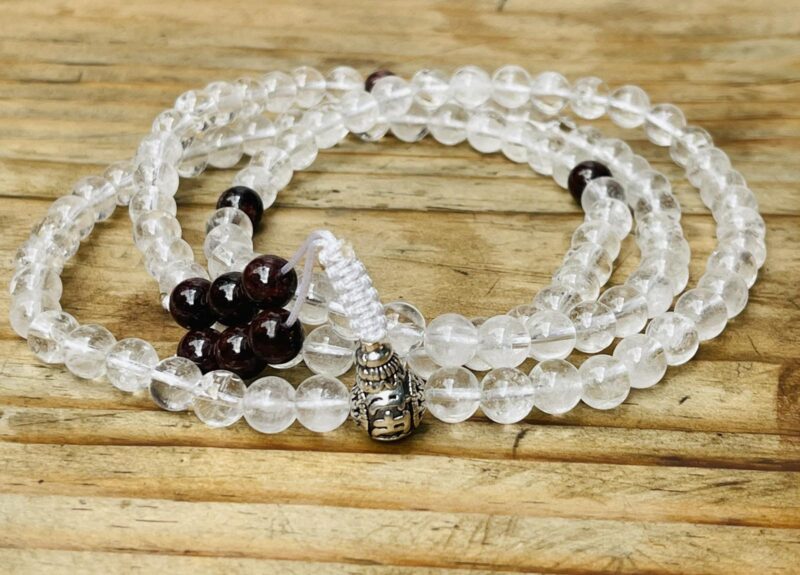 Himalayan Crystal Mala /Handmade in Nepal