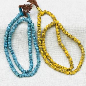 Buddha eye bone / 8mm bone mala
