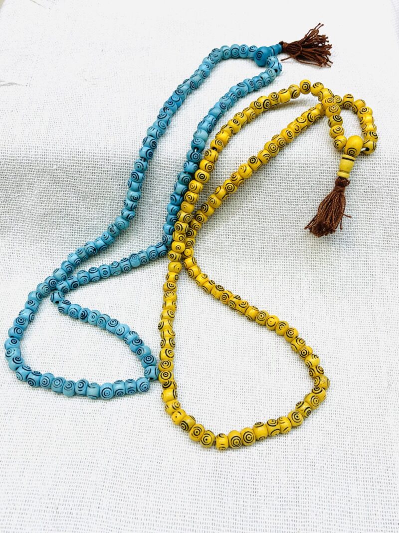 Buddha eye bone / 8mm bone mala - Image 2
