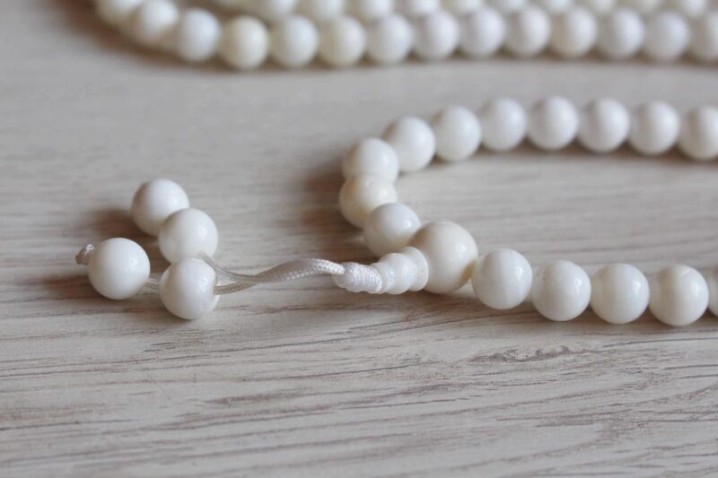 Conch Shell Mala /Necklace/108 beads prayer beads - Image 2