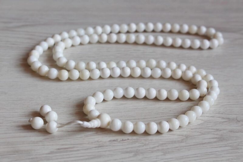 Conch Shell Mala /Necklace/108 beads prayer beads
