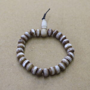 Yak bone stripped/wrist mala /nepal