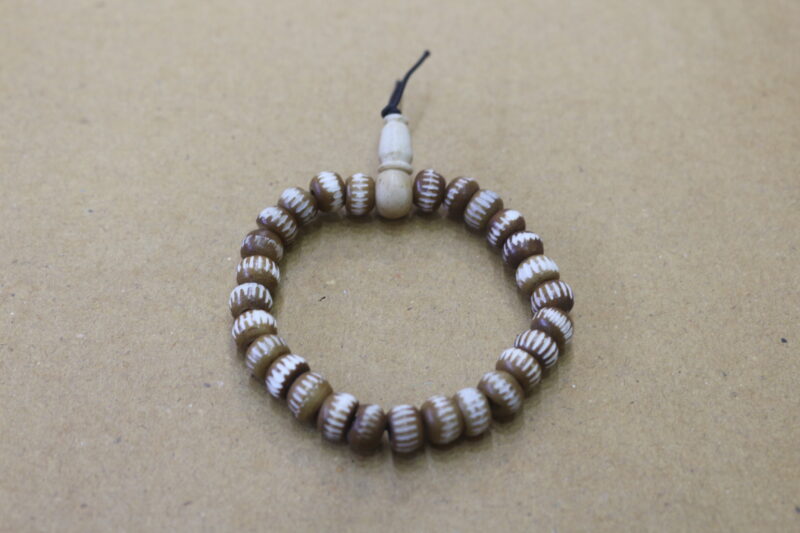 Yak bone stripped/wrist mala /nepal