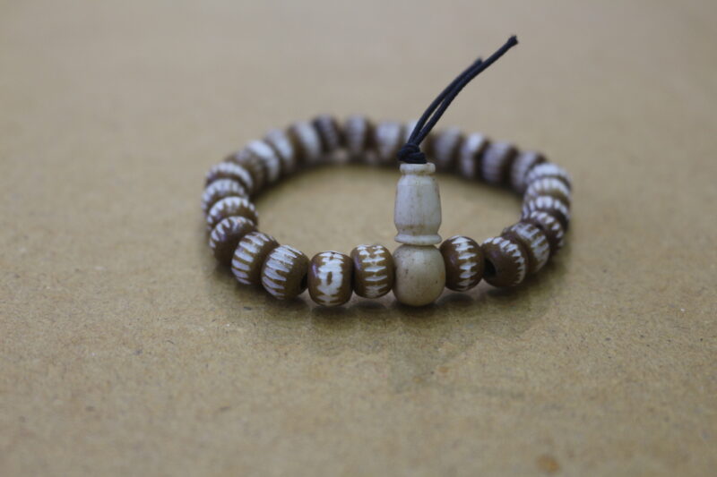 Yak bone stripped/wrist mala /nepal - Image 2